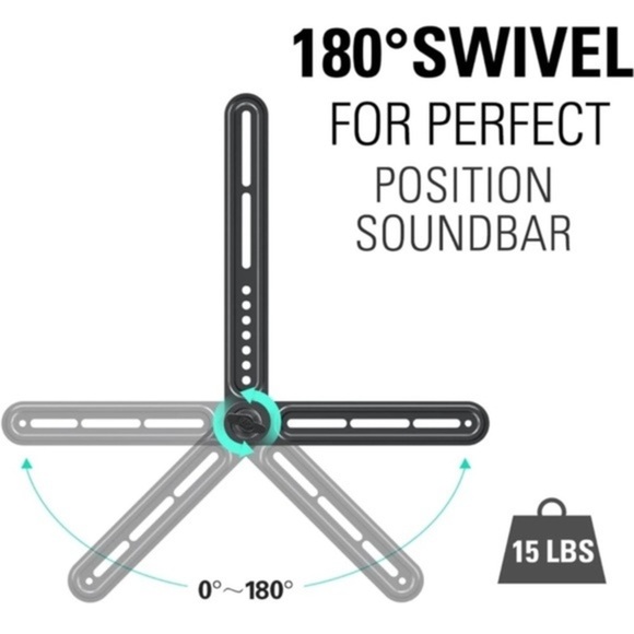 Mounting Dream Sound-bar Mount‎ TV Bracket for Mounting Above or Below TV MD5420 - Picture 5 of 9